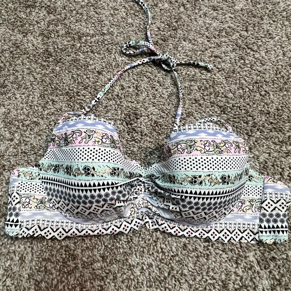 Bra Top Print Bikini Top